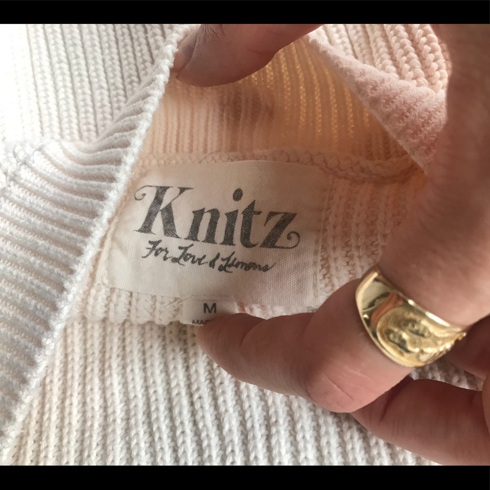 For Love and Lemons Knitz Keep It Cozy Halter Top - Picture 8 of 8